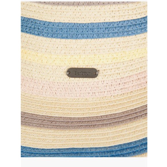New with Tags Barbour Women's Astley Straw Sun Hat in Multi Size Small S - Picture 3 of 4